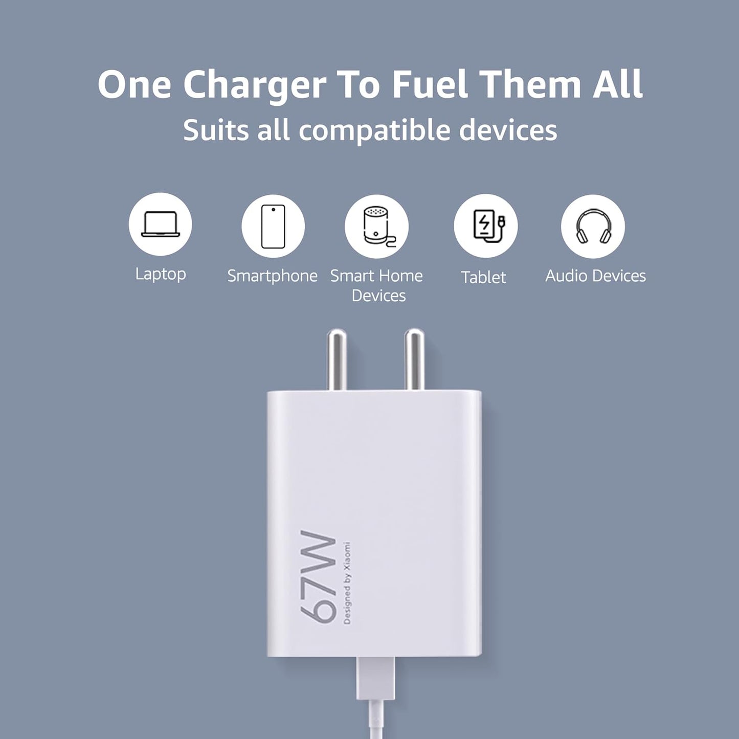 Mi Xiaomi Original 67W Fast Charger Combo/Rapid Charging