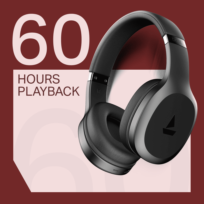 Boat Rockerz 412 headphones with 40mm drivers