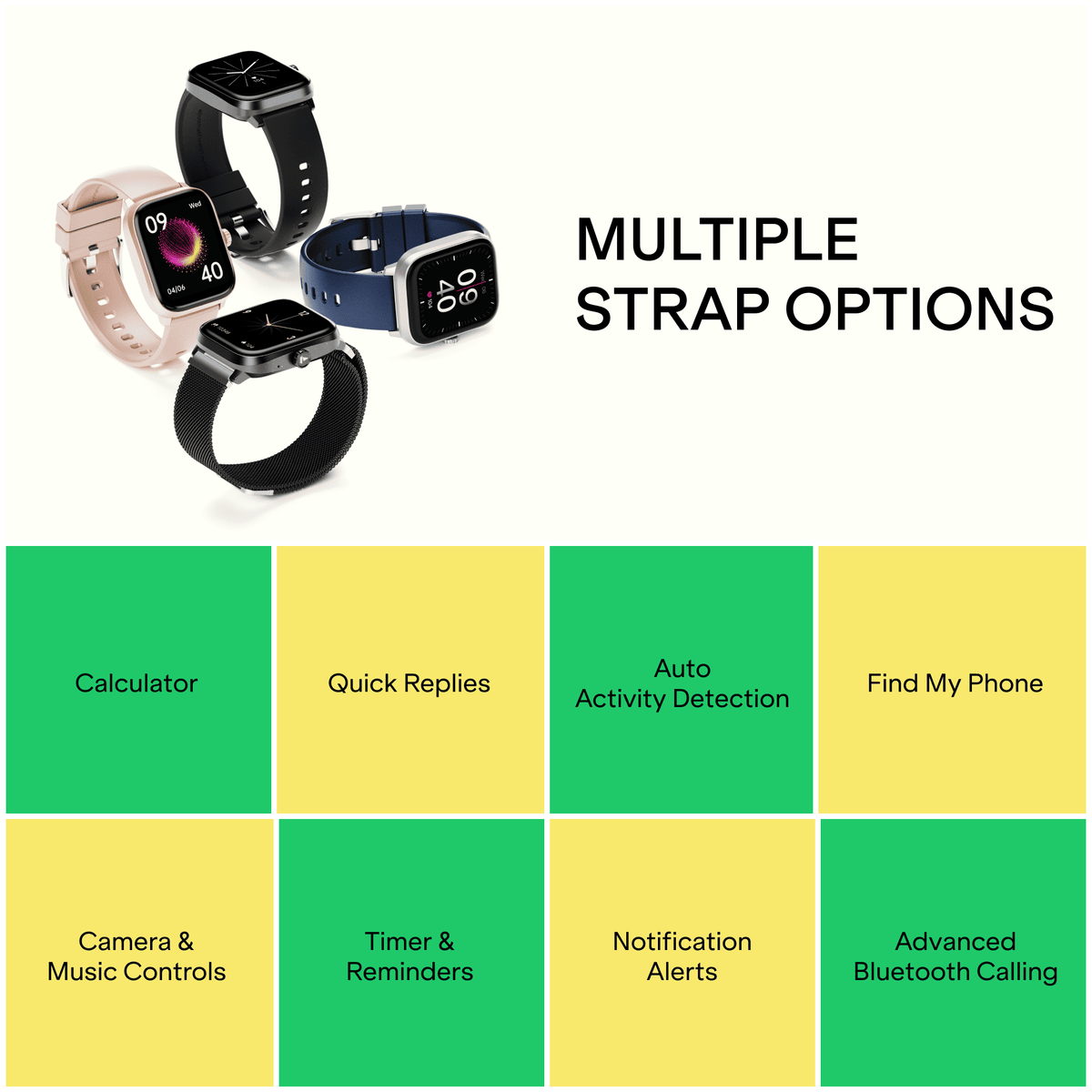 Boat Wave Astra-4 1.83" metal Finish Smartwatch