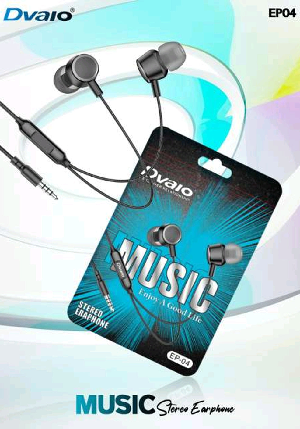 Dvaio EP-04 Pouch Packing Earphones