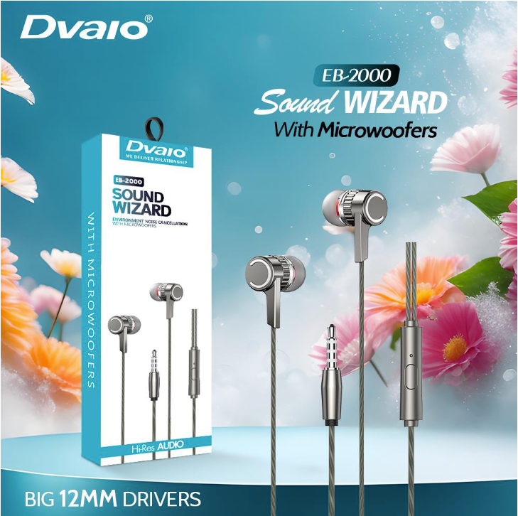 Dvaio EB-2000 Metallic color earphones