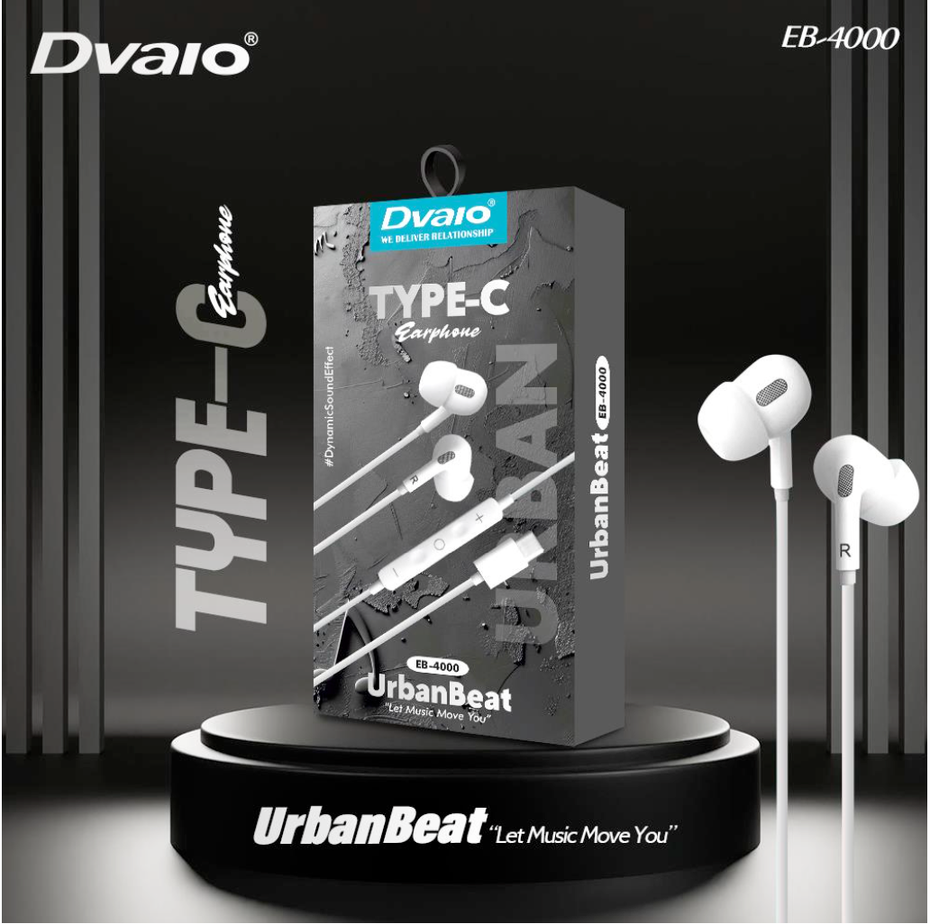 Dvaio Handsfree with Pro earbud with 3.5mm Jack