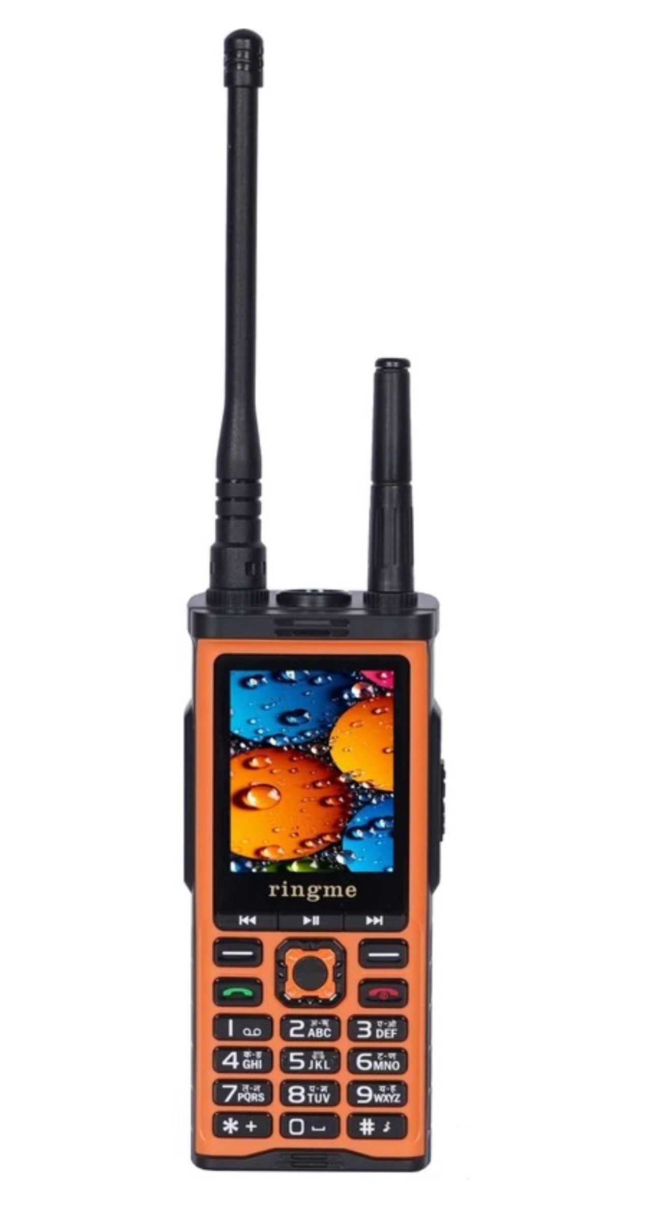 Ringme Jumbo Orange | 4 SIM Card Support | 2.4" Display | 4000 mAh