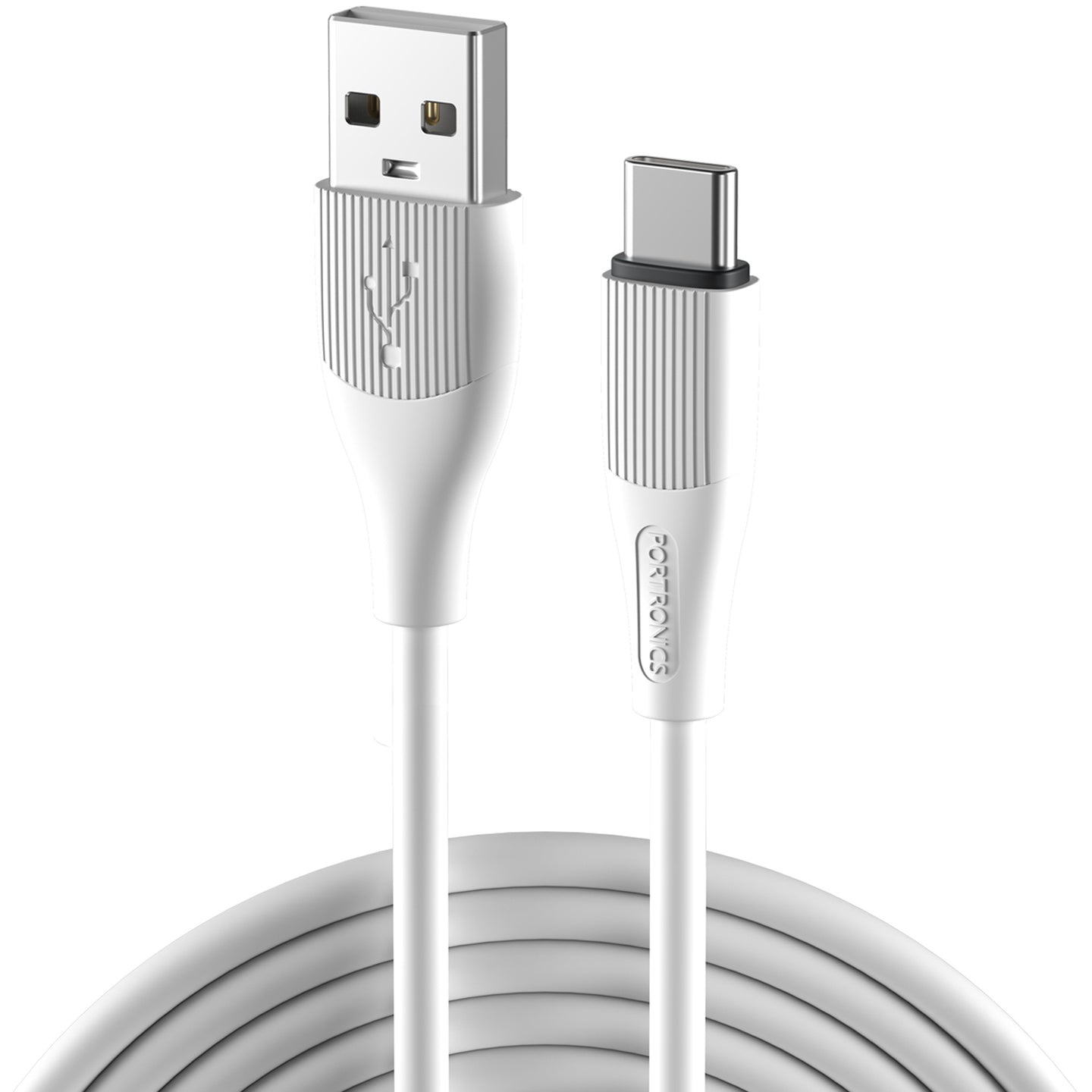Portronics Silklink 3A A to C Silicon Cable