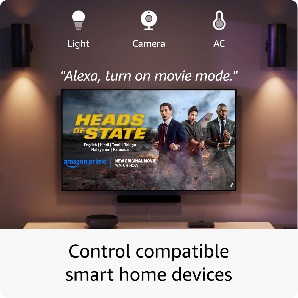 Amazon Fire TV Stick HD (newest model), Alexa Voice Remote with TV power & volume controls, full HD streaming device