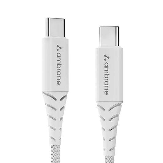 Ambrane-BCTT-10 White C to C Cable