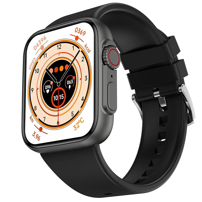 Fireboltt Fire-Boltt Gladiator 1.96" with Bluetooth Calling, Voice Assistant &123 Sports Modes