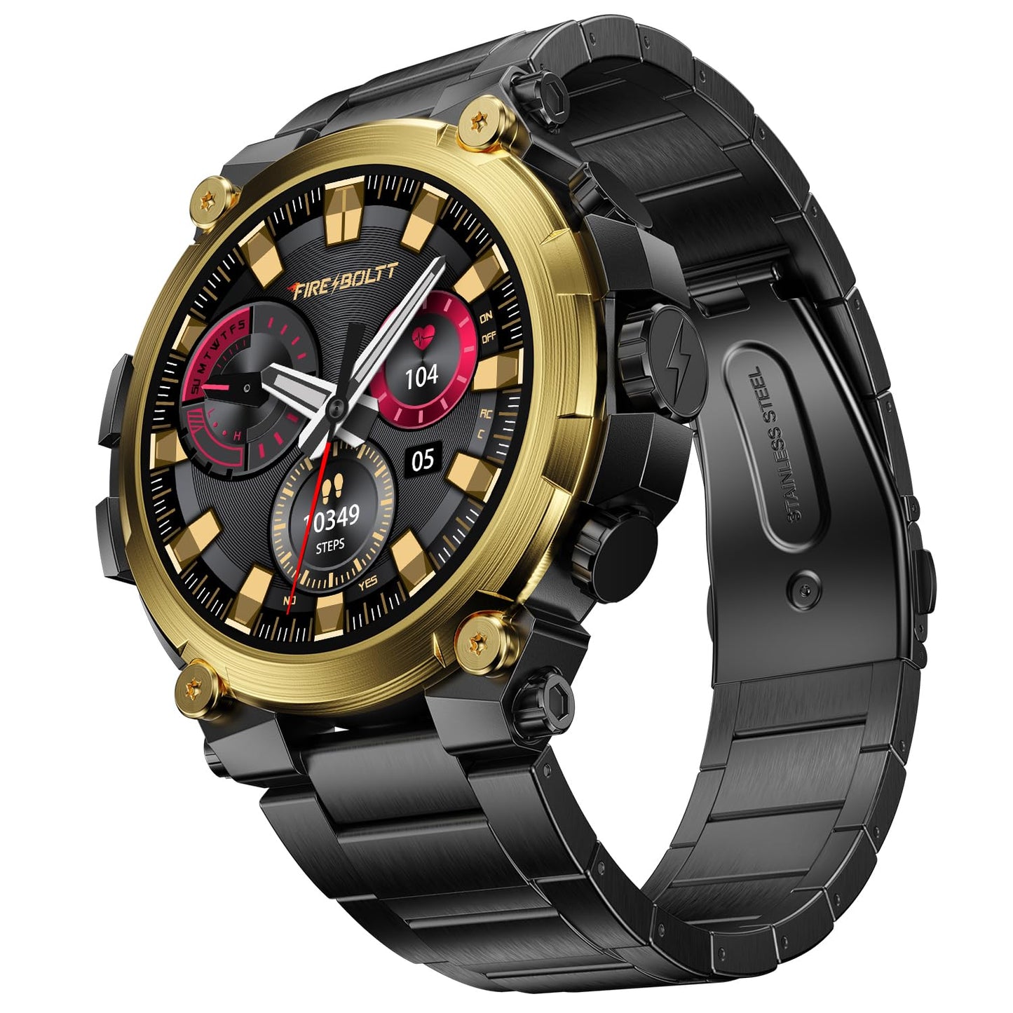 Fireboltt Dominion-1.43" AMOLED Display steel body-Mixed color