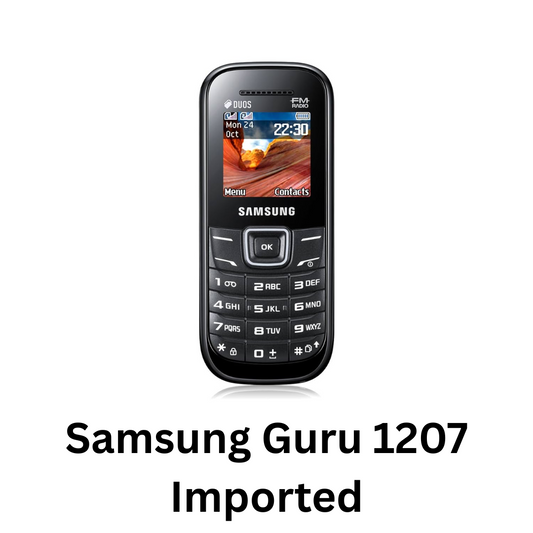 Samsung Guru 1207 Imported-7 Days checking warranty
