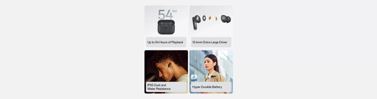 Oppo Enco Buds 3 Pro 12.5mm drivers 54Hr playback