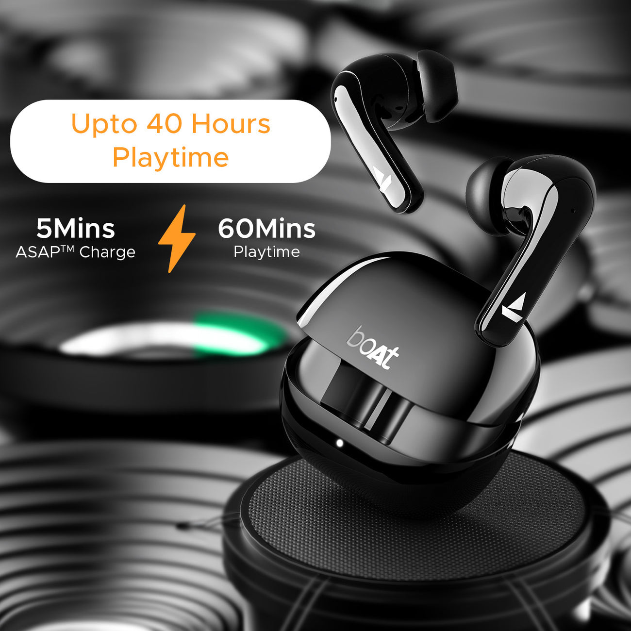 Boat Airdopes 155-EnX with quad mic