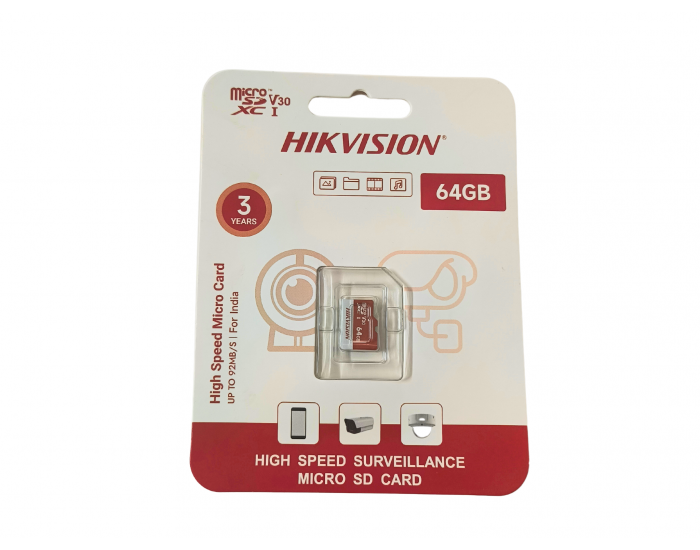 Hikvision 64GB High speed micro SD card for CCTV Camera