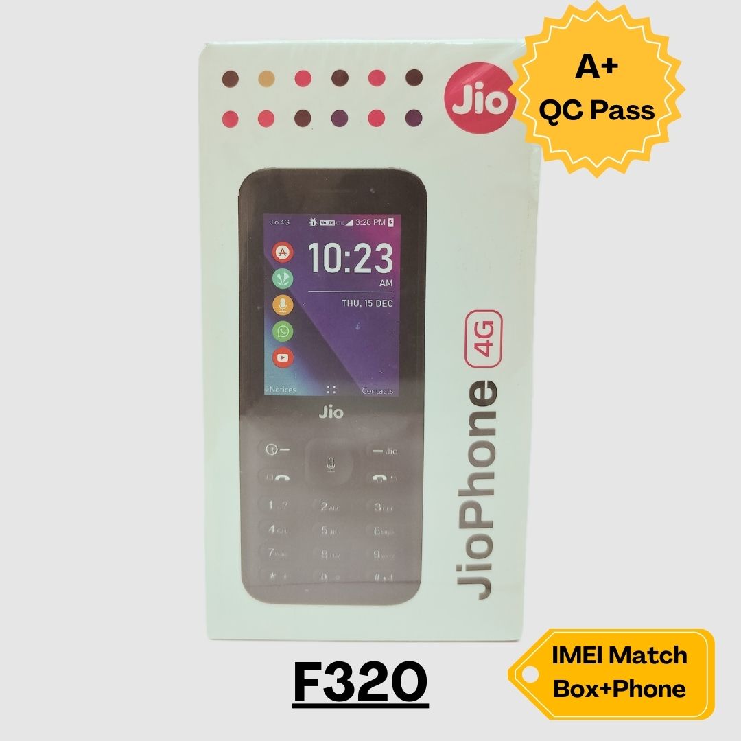 Jio Phone Refurbished A+ Quality-Black – IndTraBiz