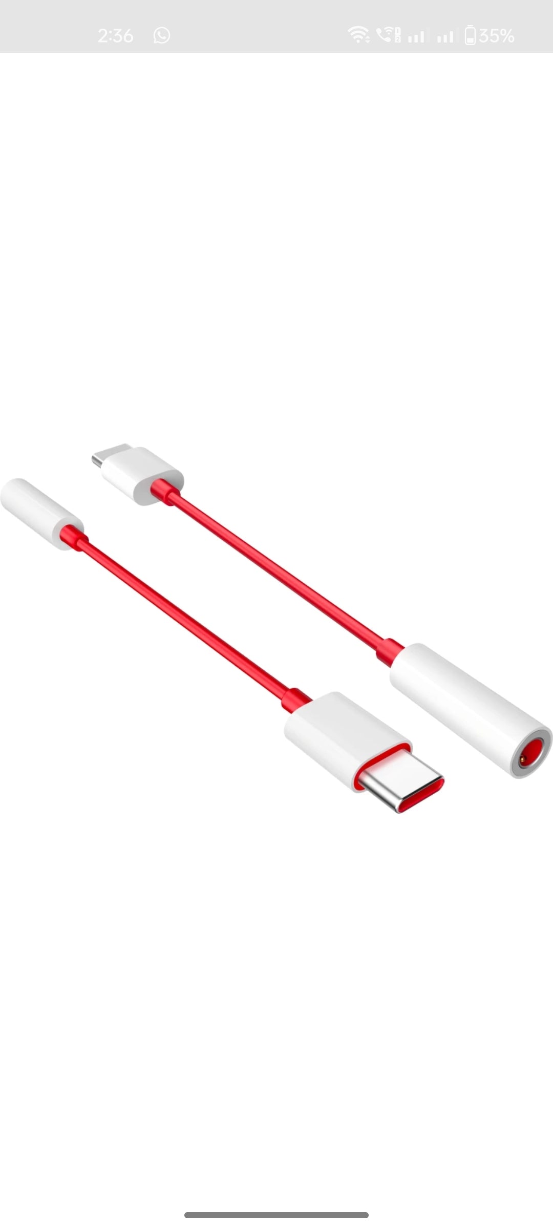 OnePlus Type-C to 3.5mm Converter Original