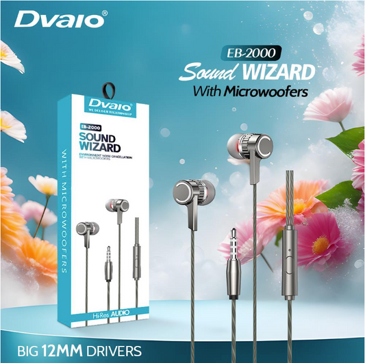 Dvaio EB-2000 Metallic color earphones