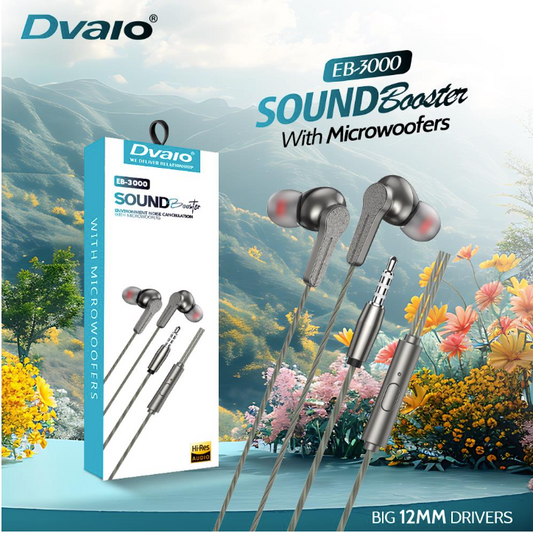 Dvaio EB-3000 Metallic color earphones