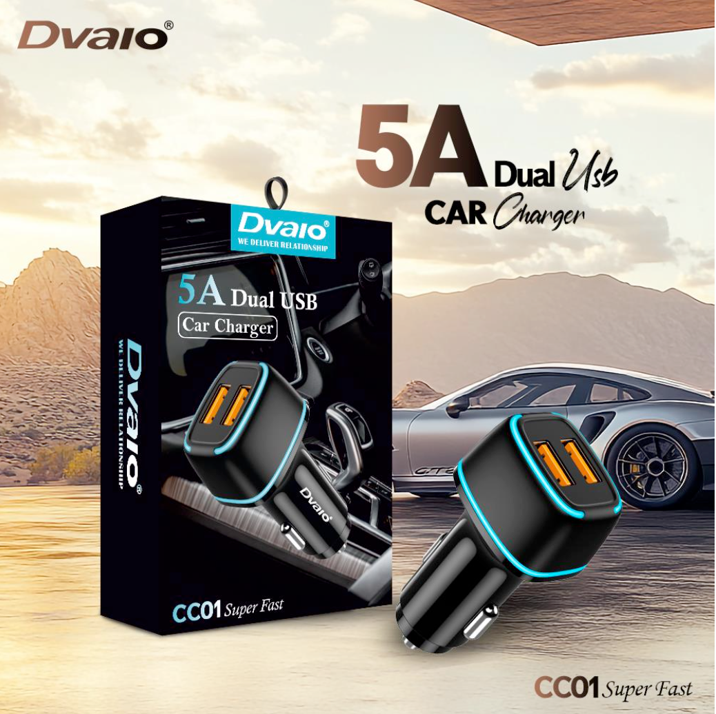 Dvaio 5A Car charger CC01