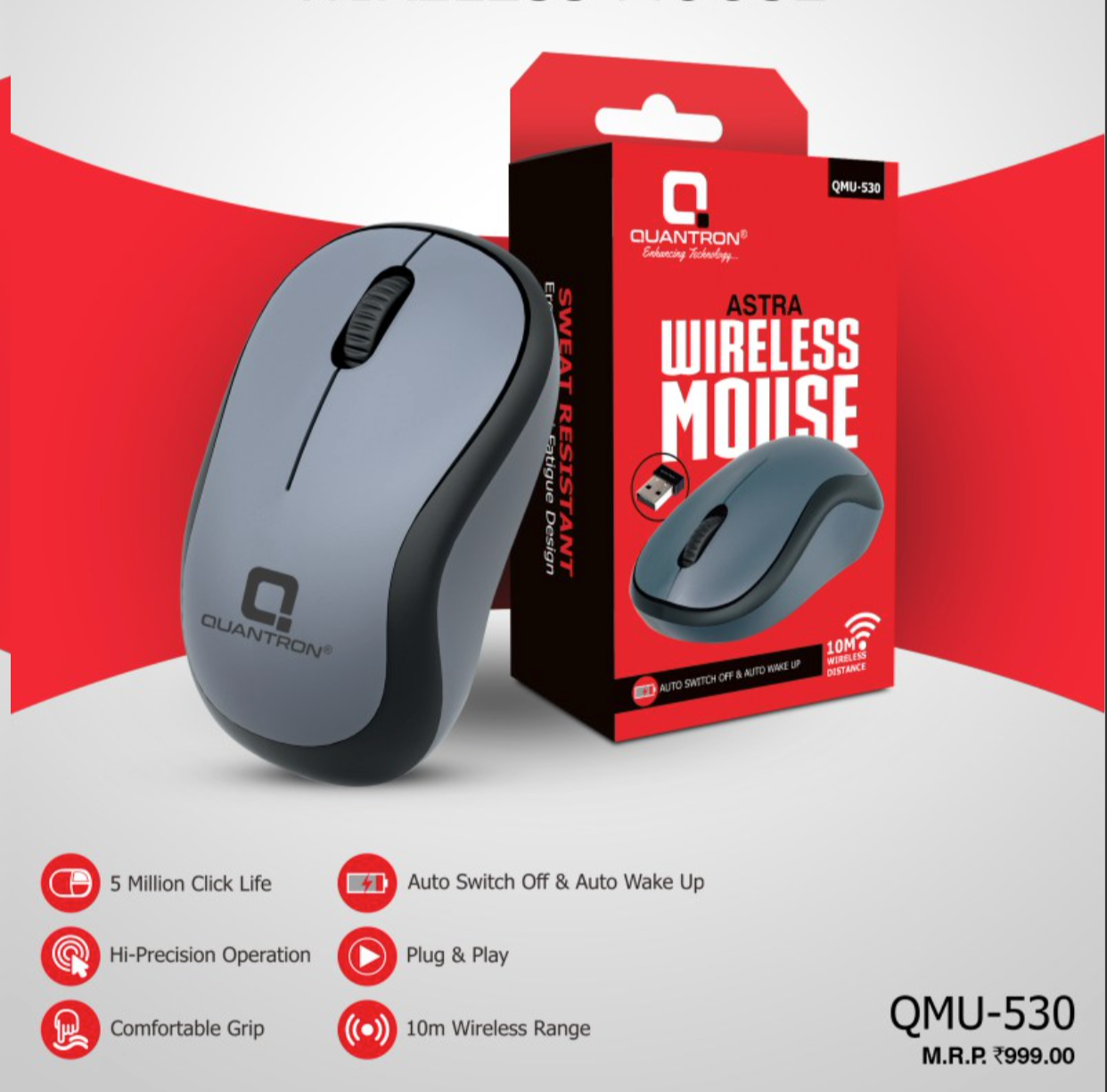 Quantron Wireless Mouse-Astra