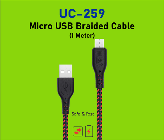 ERD 25W Braided Micro USB Cable UC-259
