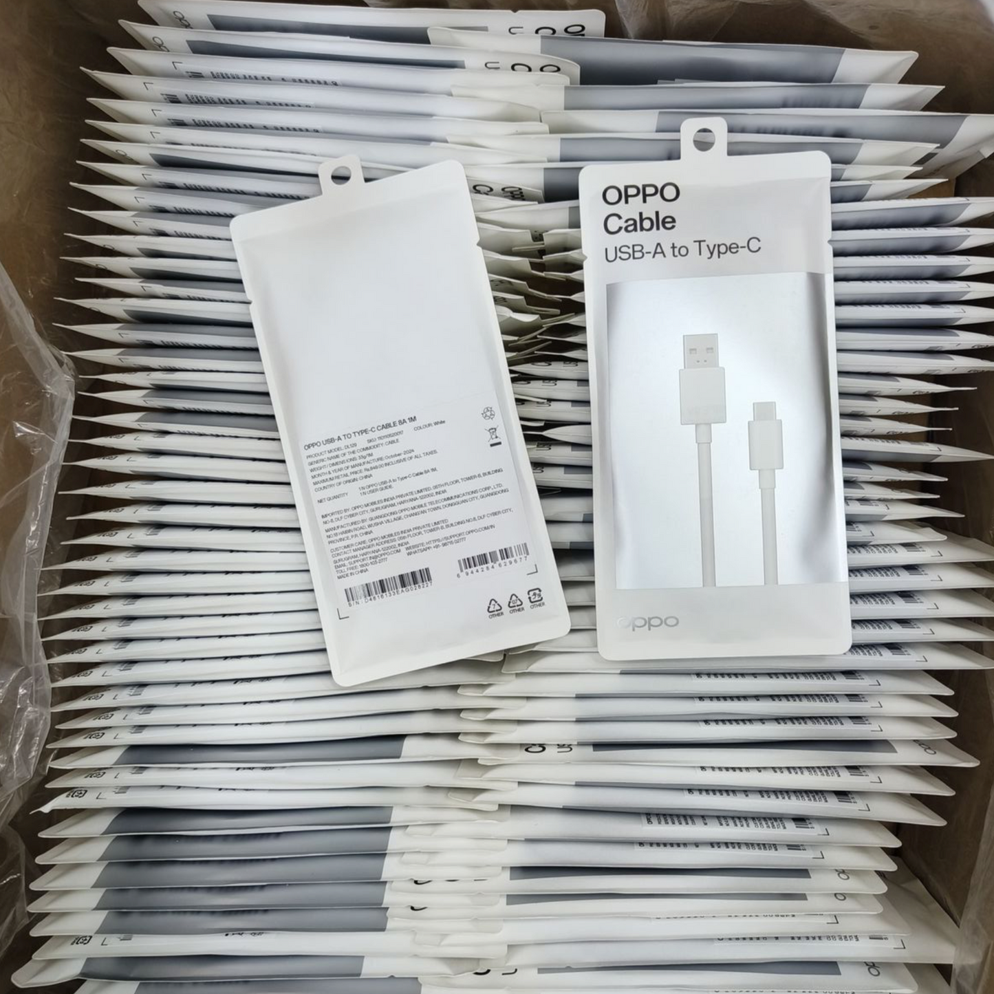 Oppo Type-A To Type-C 3A cable-New Pouch Packing