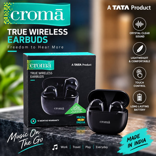 Deal-Croma TWS with Touch Control & Fast charging