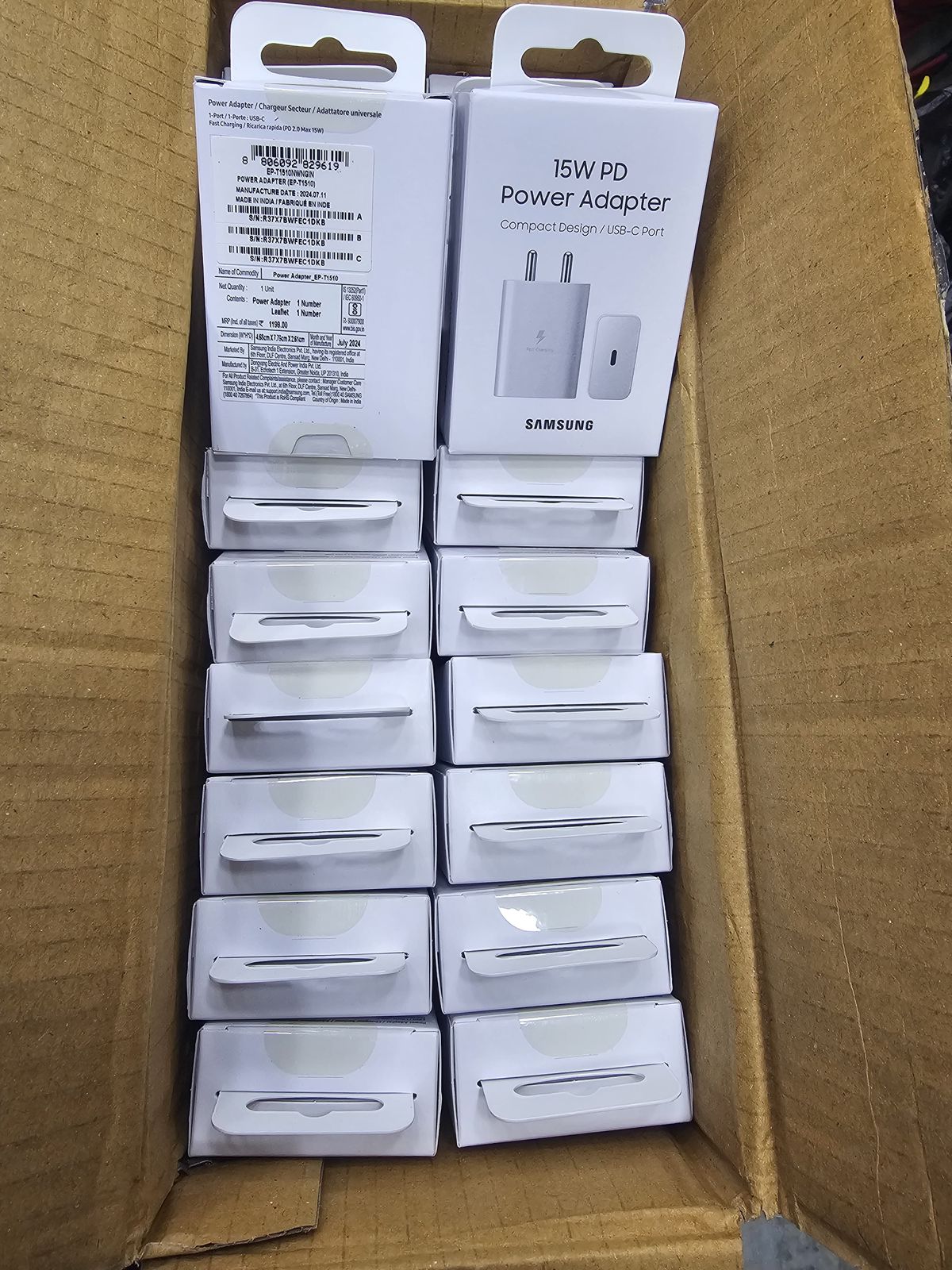 Deal-Samsung Original 15W PD Adaptor (Mastor Carton-Pack of 20)