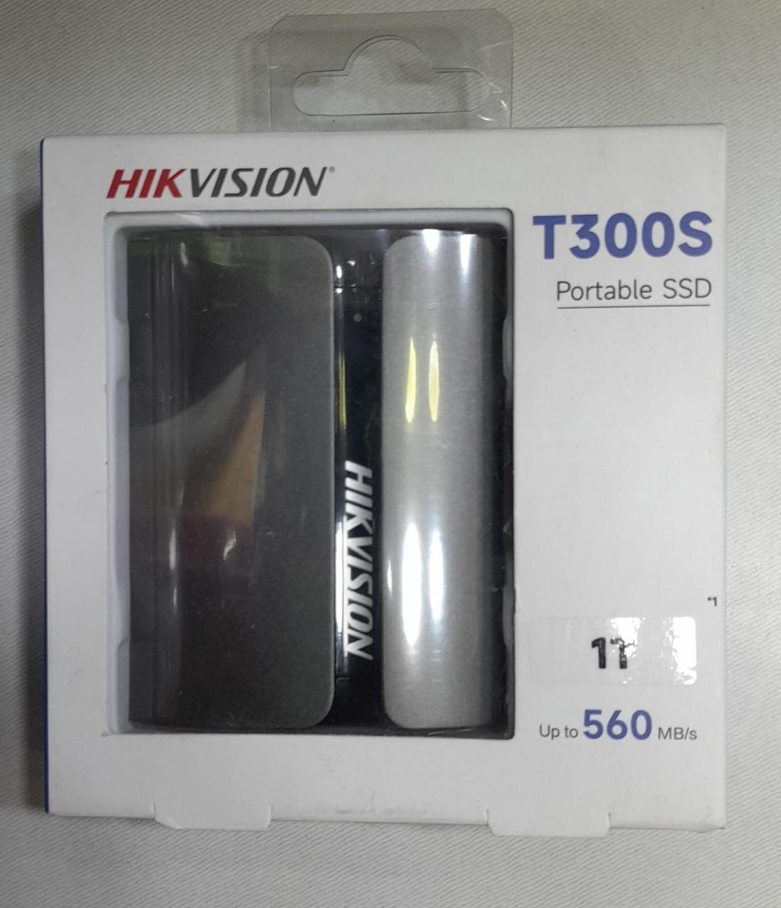 Deal-HIKVISION 1TB Portable External SSD, Ultra Slim Metal Body USB 3.1 T300S