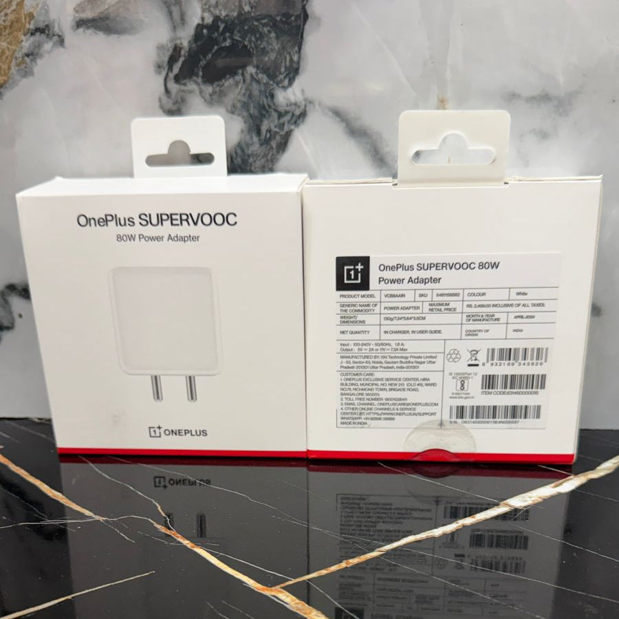 One Plus Original 80W SUPERVOOC Power Adaptor