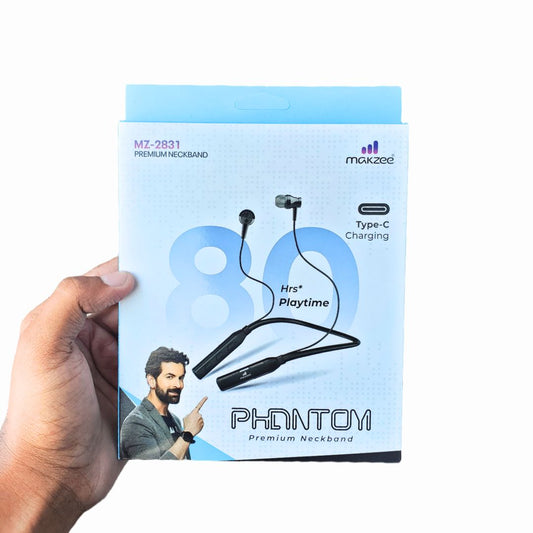 Makzee Phantom Neckband with 80 Hrs playtime