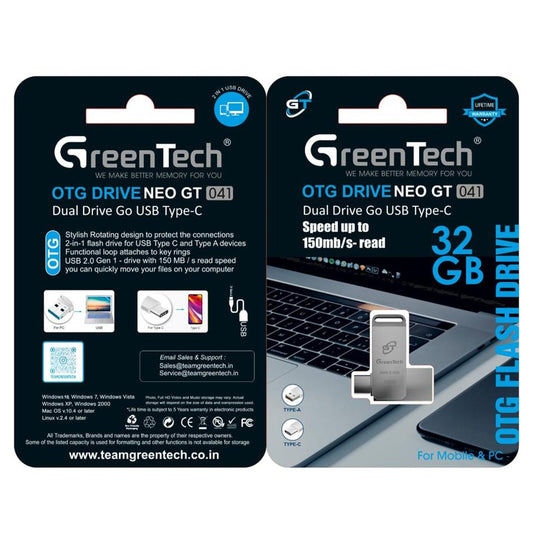Greentech 041 Type-C Dual Drive