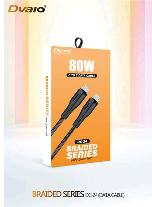 Dvaio 80W braided C to C Cable