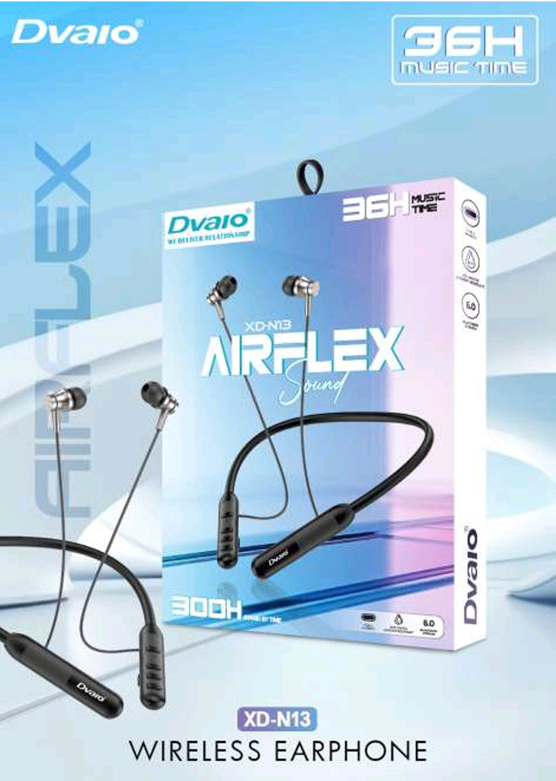 Dvaio AirFlex N-13 Neckband 250hrs standby