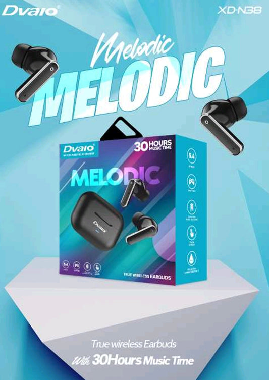 Dvaio XD-N38 Melodic TWS - Black