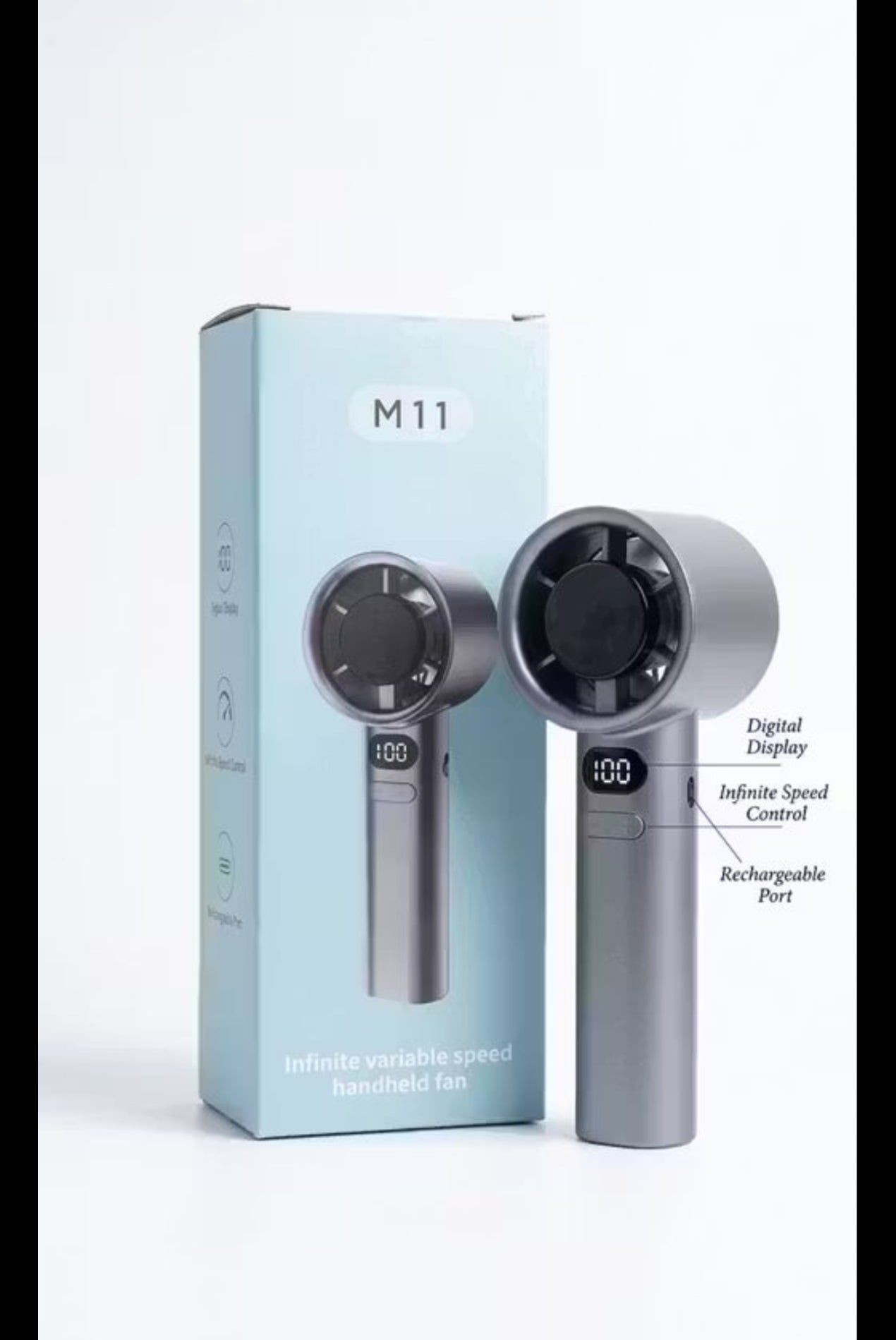 M11 Handheld Rechargeable Fan