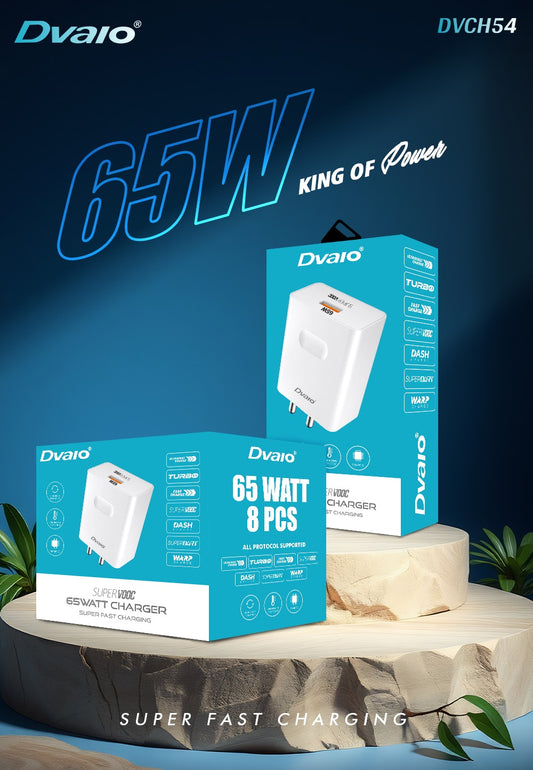 Dvaio DVCH-54 65W All protocol charger with 65W Type-C Cable