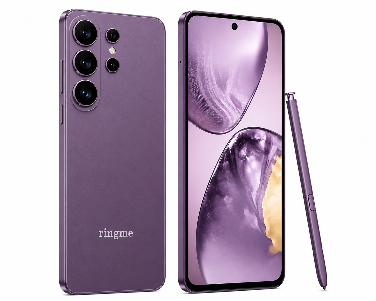 Ringme Bold S26 Ultra Smartphone Purple | 4GB RAM + 64GB Storage | 6.79" Screen| 4000 mAh | Stylus Inside