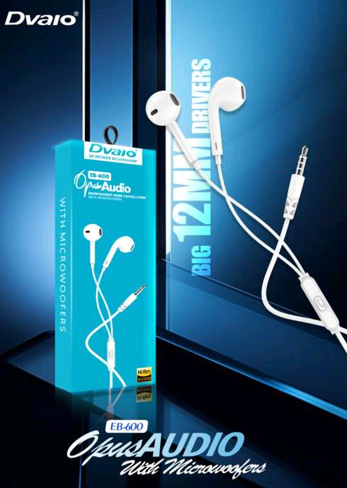 Dvaio EB-600 OpusAudio Box Earphones