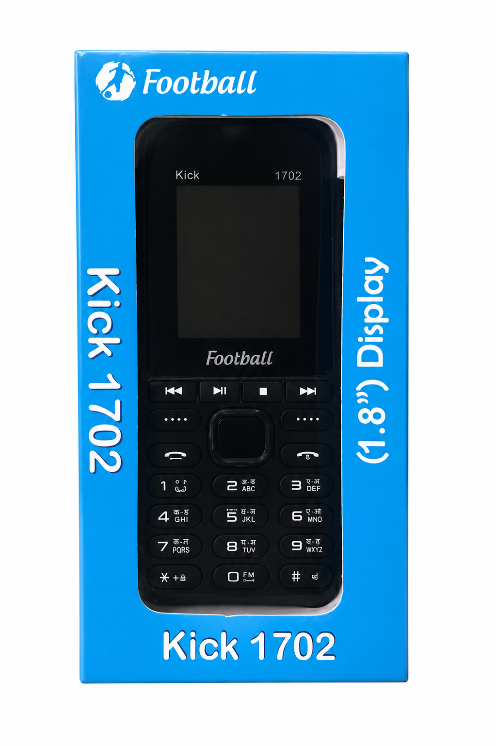 Football Kick 1702 1.8" Display Dual Sim 1000mAH battery