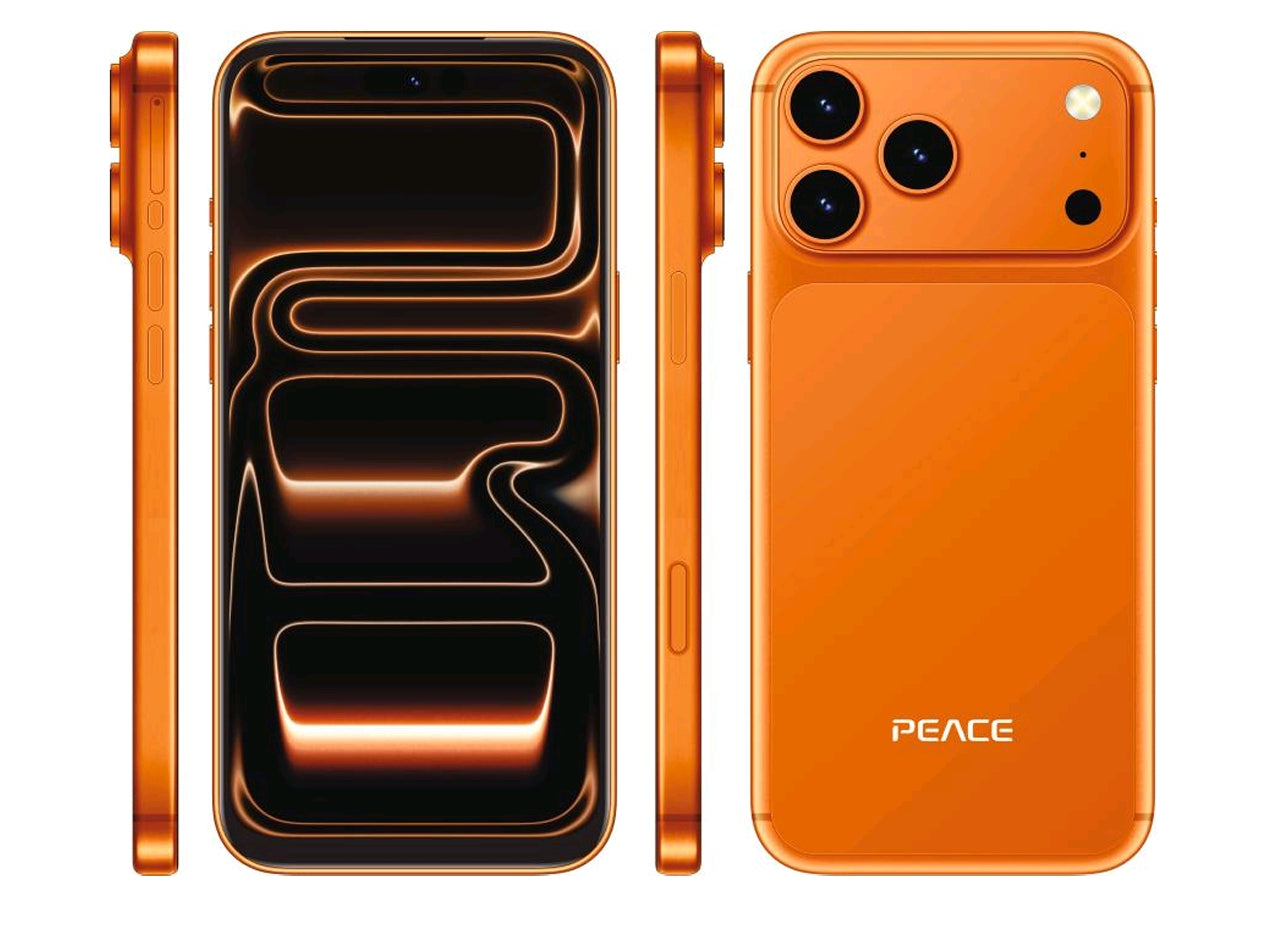 Peace i17 Pro Orange | 4GB RAM + 64GB Storage | 6.61" Display | 5000 mAh Battery | 20MP Rear Camera | 8MP Front Camera