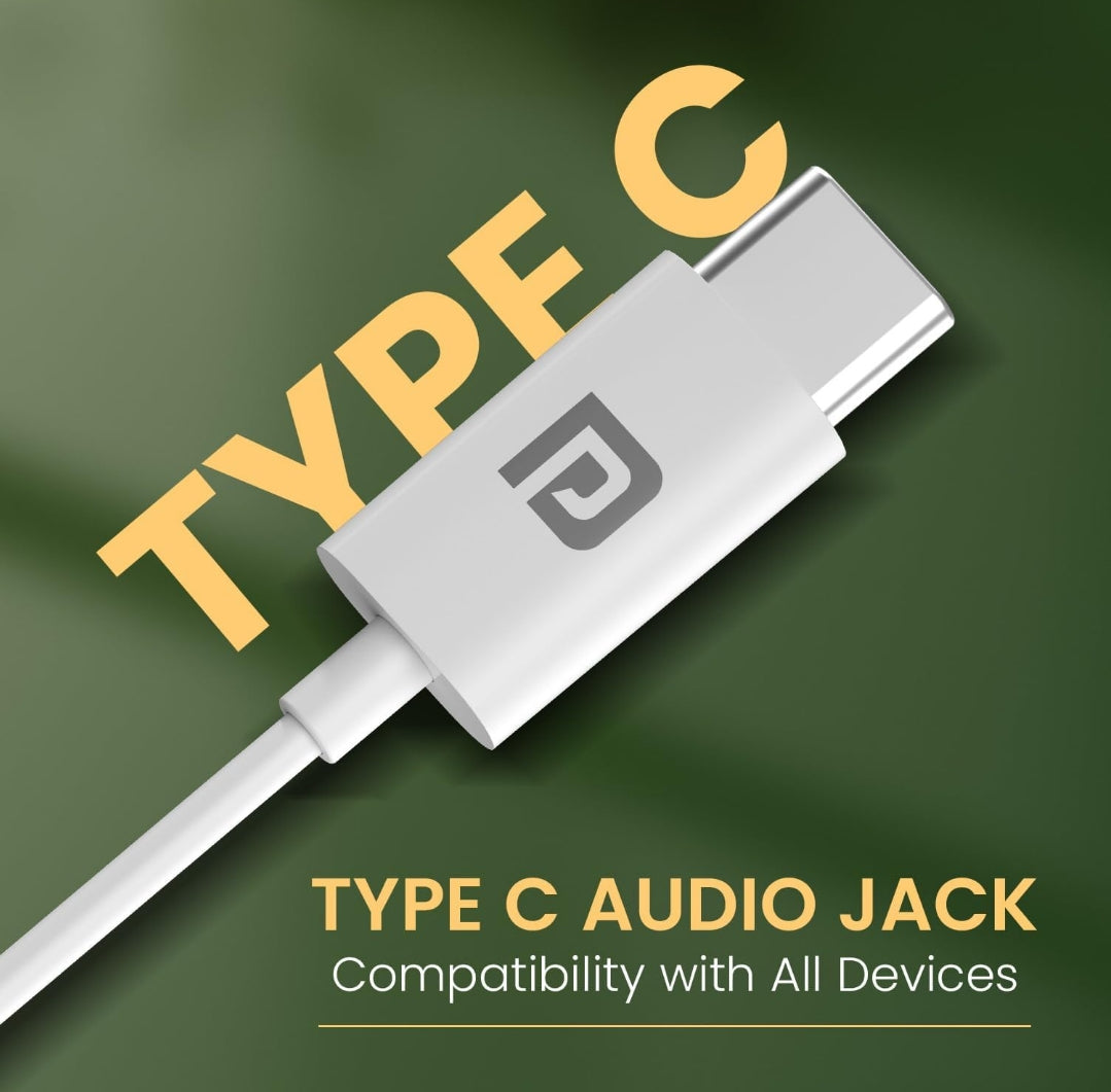 Portronics Conch Kappa C in Ear Type C Wired Earphones