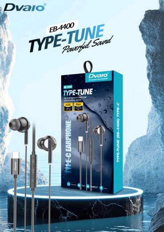 Dvaio EB-4400 Type-C Earphone Black