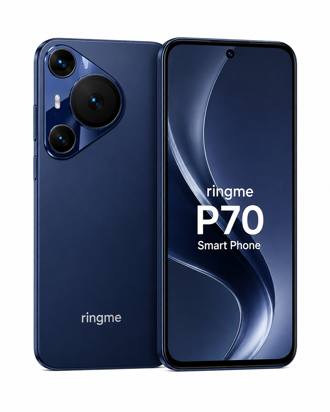 Ringme Bold P70 Smartphone Dark Blue | 4GB RAM + 64GB Storage | 6.3" HD Display | 3200 mAh Battery