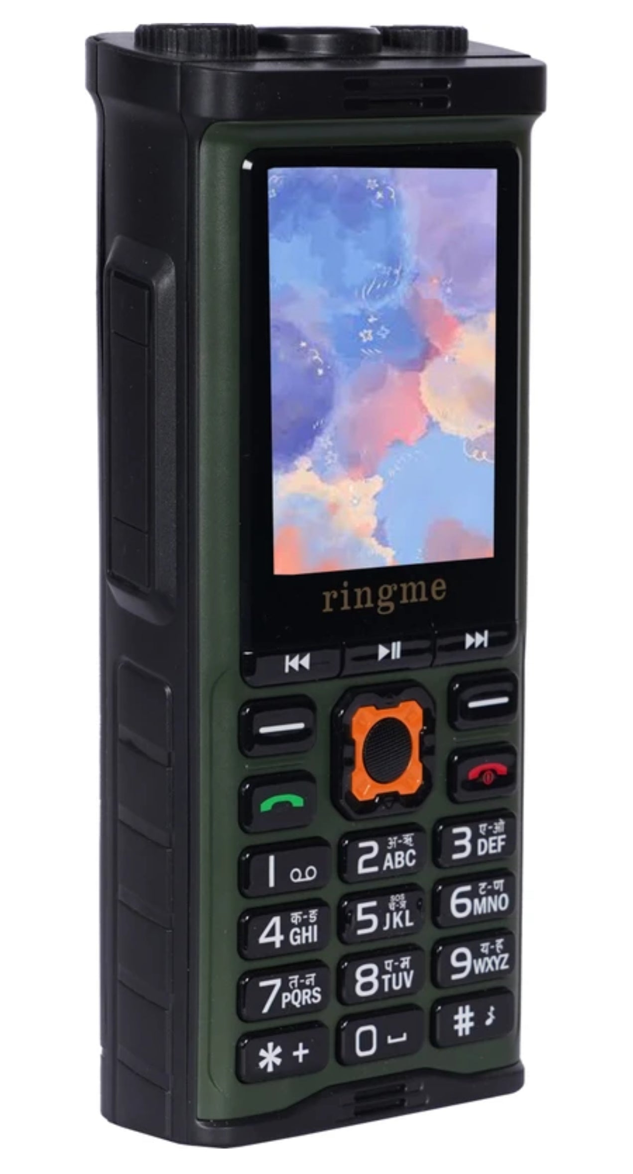 Ringme Jumbo Black | 4 SIM Card Support | 2.4" Display | 4000 mAh