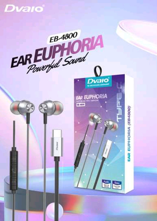 Dvaio EB-4800 Type-C Earphones Ear Euphoria
