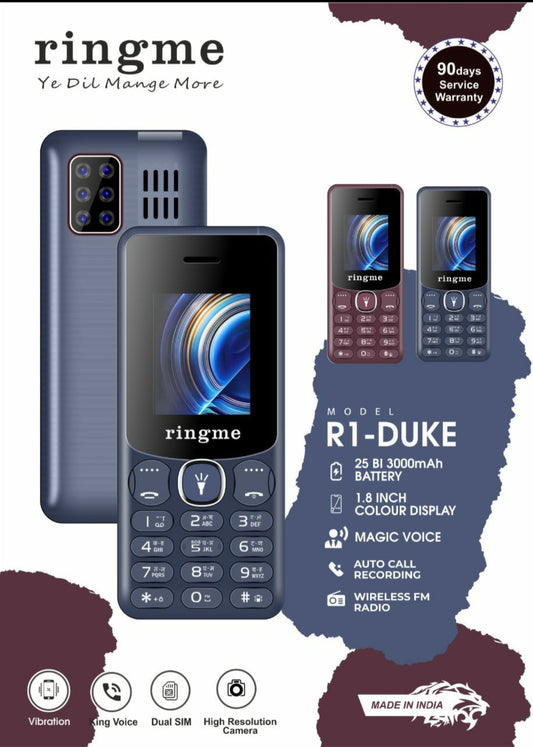 Ringme R1 Duke | 1.8" Display | 3000 mAh