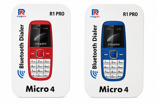 Ringme R1 Pro Micro 4 | 1.4" Display | BT Mini Dialer Phone