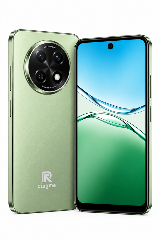 Ringme Bold S230 Pro Smartphone | 6GB RAM + 64GB Storage | 6.56" HD In-cell Display | 5000 mAh Battery | 20MP Rear & 12MP Front | With Charger